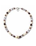 Multi crystal beaded necklace