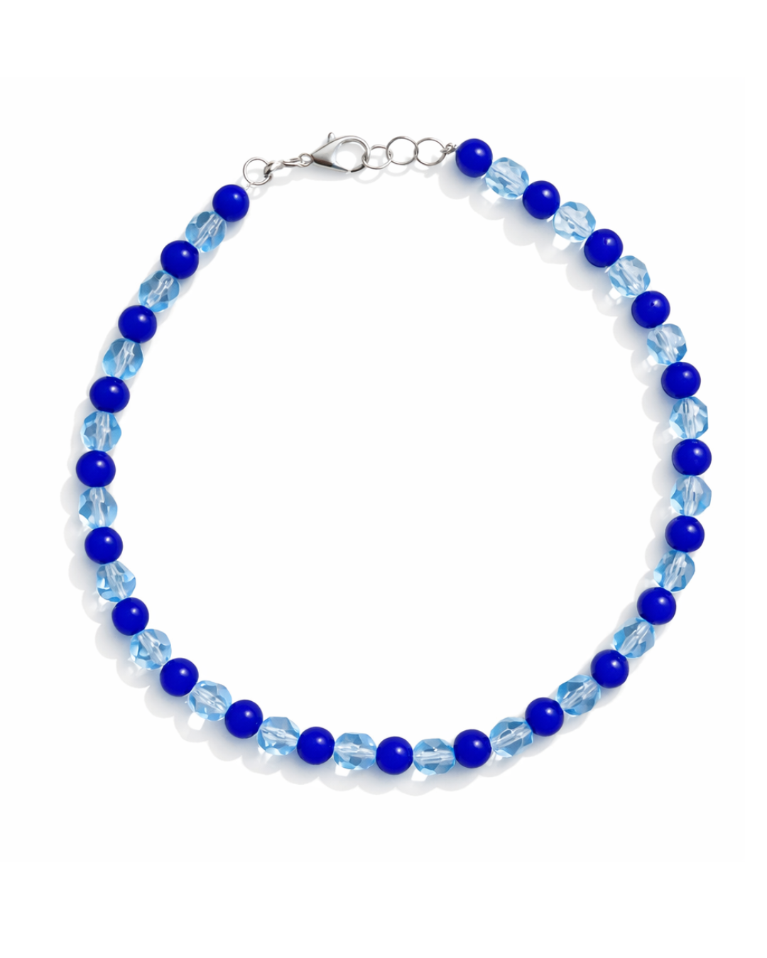 Blue Beaded - Necklace