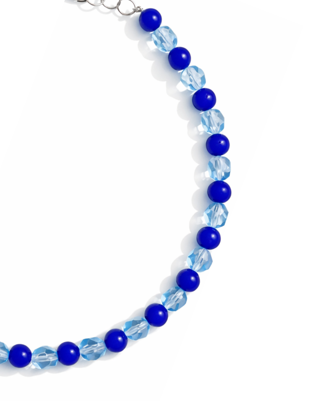 Blue Beaded - Necklace