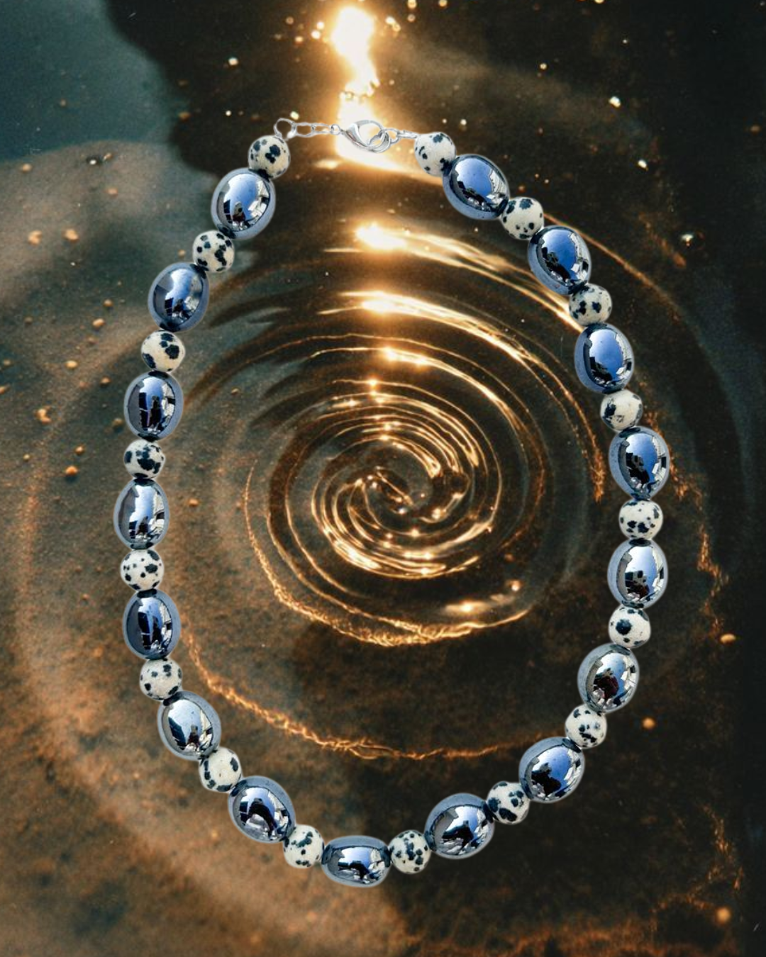 Metallic & Speckled - Necklace