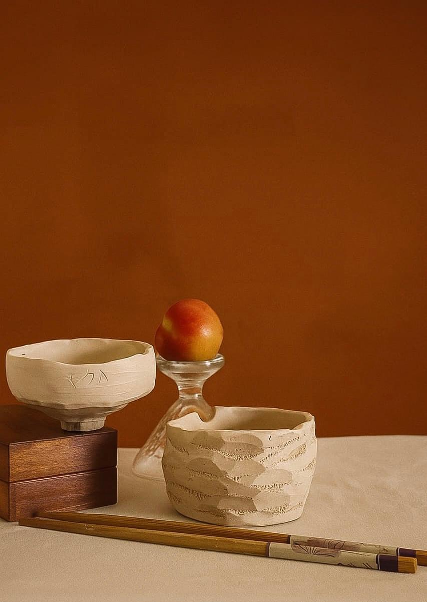 Japanese Handbuilt Sushi & Rice Bowl